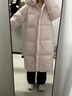 紅袖【pengpeng絨】高檔羽絨服冬季2024新款女裝千金風(fēng)連帽保暖長(zhǎng)外套 水粉紅170 M 曬單實(shí)拍圖