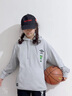 茵寶（Umbro）X MORE HUGS聯(lián)名連帽衛衣套頭衫復古休閑運動(dòng)上衣長(cháng)袖 淺花灰 S 曬單實(shí)拍圖