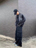 CHINISM CH夾克男赤塵美式牛仔夾克做舊復古水洗情侶立領(lǐng)外套CCJA11B2017 曬單實(shí)拍圖