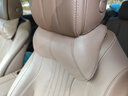 夢(mèng)佑奔馳頭枕護頸枕E級腰靠枕車(chē)內飾用品E300L GLC260L C200L改裝飾品 【奔馳刺繡標真皮手感款】 栗棕色 （頭枕）1個(gè)裝 曬單實(shí)拍圖