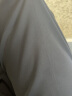 伊芙丽（eifini）【通勤防晒神裤】窄版阔腿裤女西装裤高级感垂感白色裤子 黑色 现货 160/64A/M 晒单实拍图