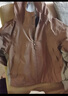 蕉下（beneunder）氣絨沖鋒衣女士三合一外套秋冬新款休閑登山服LS19523可拆卸內膽 菘露棕 M 160/84A 曬單實(shí)拍圖