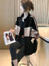 俞兆林短外套女2024秋裝新款女裝時(shí)尚女士韓版寬松休閑棒球服運(yùn)動(dòng)上衣女 拼接上衣 XL （建議115-125斤） 曬單實(shí)拍圖
