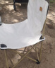 探险者（TAN XIAN ZHE） 户外折叠椅子便携垂钓野餐椅靠背露营写生沙滩椅马扎凳垂钓鱼椅 加固升级特大号-升级皮质logo 实拍图