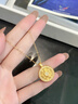 中國黃金（CHINA GOLD）足金八寶羅盤吊墜女新款黃金掛墜生日七夕情人節(jié)禮物送女朋友老婆 八寶羅盤吊墜 約2.3g【贈銀鏈】 曬單實拍圖