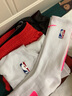 NBA CARES19款nba籃球襪高筒球員版實(shí)戰精英襪加厚毛巾底耐磨減震 高筒19白粉 均碼 曬單實(shí)拍圖