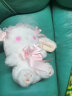 麦登 兔子玩偶小白兔毛绒玩具可爱洛丽塔小兔子娃娃兔兔公仔兔宝宝布娃娃女孩儿童生日礼物睡觉抱枕布偶女生 粉红色 23厘米 实拍图