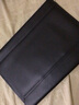 恒色 真皮文件包a4文件袋文件套手抓檔案袋頭層牛皮辦公收納公文保護袋 黑色文件袋-頭層牛皮 曬單實(shí)拍圖