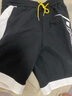 太平鳥(niǎo)男裝夏季運動(dòng)短褲男潮流五分褲B2GND2238 黑色1（直筒） L 曬單實(shí)拍圖