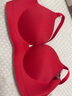 JERRIE MOCK紅色內(nèi)衣女小胸聚攏顯大本命年蛇年轉(zhuǎn)運(yùn)文胸內(nèi)褲套裝結(jié)婚新娘 中國紅套裝 75B AC/34ABC（配內(nèi)褲） 曬單實(shí)拍圖