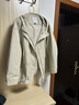 菲妮迪品牌女裝短款風(fēng)衣春季新款寬松休閑百搭連帽減齡外套女 米灰色 XL 曬單實(shí)拍圖