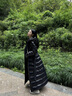 MACKAGE女士 CALINA經(jīng)典保暖長款修身顯瘦經(jīng)典羽絨服外套上衣 奶油白 S 曬單實拍圖