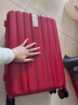 汉客结婚陪嫁红色行李箱拉杆箱女登机旅行箱20英寸枫叶红婚箱再次升级 晒单实拍图