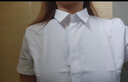 尚爵尤妮新款短袖襯衫女修身型韓版學(xué)生職業(yè)裝工作服白襯衣女夏裝正裝 白色（暗扣） 3XL 建議120-130斤 曬單實(shí)拍圖