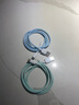 吟悅 適用Type-C數(shù)據(jù)線6A快充oppo華為通用安卓手機(jī)適用vivo小米三星充電線 (兩條裝)-天空藍(lán)+清新綠 1米 曬單實(shí)拍圖