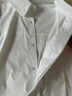 HAAPES女裝專(zhuān)柜官方網(wǎng)春秋季百搭慵懶輕熟風(fēng)純色襯衫翻領(lǐng)單排扣氣質(zhì)上衣 白色襯衫 M 【3碼】 曬單實(shí)拍圖