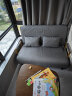星奇堡 沙发床可折叠两用多功能双人折叠床单人小户型家用沙发 190*120CM 灰色(带腰枕） 实拍图