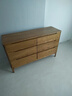 安靠實(shí)木五斗柜橡木六斗柜臥室七斗柜床尾置物柜收納抽屜式儲物柜 【原木色】六斗柜125*40*78cm 曬單實(shí)拍圖