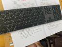 火銀狐 藍(lán)牙2.4無線有線鍵盤鋁合金macBOOKOS靜低音按鍵超薄剪刀腳電腦筆記本通用USB口 藍(lán)牙+2.4G無線雙模 110鍵灰黑色 無光 曬單實(shí)拍圖