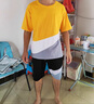 帝歐萊夫夏天T恤套裝男裝潮流男休閑運動(dòng)套裝短袖t恤套裝男夏季衣服男夏裝 黃色 XL (推薦體重120-135斤) 曬單實(shí)拍圖