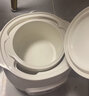 藍小爸 陶瓷電燉鍋電燉盅隔水燉鍋煲湯鍋燕窩甜品燉盅燉湯鍋蒸鍋迷你嬰兒輔食鍋BB煲煮粥神器可定時(shí)預約 1.5升（適合1-2人） 曬單實(shí)拍圖