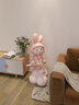 映森（YINGSEN）大型兔子客廳落地擺件電視柜沙發(fā)旁家居飾品音響公仔搬家喬遷禮物 前兔似錦-藍牙款-粉色-高1.07米 曬單實(shí)拍圖