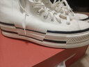 匡威（Converse）帆布鞋男鞋女鞋秋冬季新款解構1970s時(shí)尚潮流個(gè)性運動(dòng)鞋輕便百搭 A00915C白色 42 曬單實(shí)拍圖