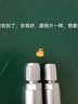 度佳行適用于鋁合金防爆氣門嘴汽車真空胎輪胎氣嘴轎車改裝輪轂金屬氣門 銀色套(4個(gè)) 曬單實(shí)拍圖