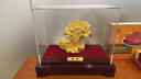 紀(jì)梵蒂 GEFIODEY絨沙金白菜擺件開業(yè)喬遷禮品玄關(guān)客廳書房玄關(guān)辦公室飾品擺件 絨 曬單實(shí)拍圖
