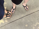 BIRKENSTOCK勃肯德國進(jìn)口女款涂油皮時尚編織Gizeh人字夾趾拖鞋 黑色窄版1021360 36 曬單實拍圖