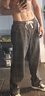 潮西登美式高街牛仔褲男直筒寬松大碼闊腿褲新款潮牌百搭潮流休閑男褲子 灰色 2XL 曬單實(shí)拍圖