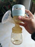 Hyeababy電動(dòng)吸奶器一體式電動(dòng)單邊靜音擠奶器大吸力拔奶器ppsu奶瓶 藍(lán)色 曬單實(shí)拍圖