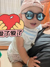 Kigo兒童偏光墨鏡防紫外線太陽鏡 Black鉆石黑(2-5歲) 曬單實(shí)拍圖