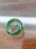 千琢和田玉戒指男女款情侶禮物和田碧玉指環(huán)附鑒定證書(shū) 內徑約17毫米 曬單實(shí)拍圖