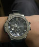 卡西歐（CASIO）G-SHOCK鋼鐵之心手表 太陽(yáng)能動(dòng)力潛水運動(dòng)表 高端新年禮物送男友 GST-B100-1ADR 曬單實(shí)拍圖