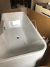箭牌（ARROW）浴缸 家用成人小户型亚克力浴缸方形日式气泡按摩浴缸坐式泡澡 1.7米普通浴缸【只装下水不含五金进水】 实拍图