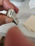 通用精鋼不銹鋼金屬表帶 適配雷諾 飛亞達 邦頓  格雅 卡西歐手表男女弧口蝴蝶扣實(shí)心精鋼手表鏈配件 鋼色 20mm 曬單實(shí)拍圖