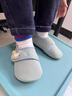 迪士尼春秋防滑地板襪室內兒童早教地板鞋卡通透氣幼兒隔涼軟底學(xué)步襪套 卡其 1雙 1雙 均碼 S-底長(cháng)12.5cm【8-16個(gè)月】 曬單實(shí)拍圖