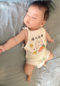 稚奴萌兩件裝嬰兒純棉肚兜春秋夏季新生寶寶護肚圍男女連腿薄款小孩兜兜 保證書(shū)粉+萌兔白 2件 73cm 73碼【2-4個(gè)月/13-17斤】 曬單實(shí)拍圖