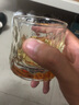 伽嗒 威士忌酒杯創(chuàng  )意旋轉杯加厚玻璃洋酒杯烈酒轉轉杯不倒翁設計冰川喝酒杯網(wǎng)紅飲料杯子 冰川紋1個(gè)【帶底座】 曬單實(shí)拍圖