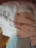 童泰秋冬婴儿衣服对开棉立领套装0-3岁宝宝棉服 蓝色 80cm 实拍图