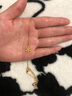 Vana黃金項鏈女999足金雪花吊墜平安夜圣誕節(jié)禮物送女朋友老婆 雪花黃金項鏈【金重約4.7g】 曬單實拍圖