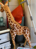 仿真長(cháng)頸鹿玩偶玩具可愛(ài)超萌布娃娃卡通動(dòng)物男孩兒童抱枕公仔 長(cháng)頸鹿 1米 曬單實(shí)拍圖