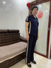 恒源祥中年媽媽夏裝運動套裝洋氣短袖開衫上衣中老年女裝洋氣休閑兩件套 曬單實拍圖