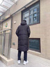 花花公子品牌中長(zhǎng)款羽絨服男白鴨絨情侶連帽外套加厚保暖休閑過(guò)膝大衣上衣 黑色 L 曬單實(shí)拍圖