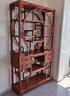檀永林 紅木家具非洲花梨（學(xué)名：刺猬紫檀）實(shí)木博古架書(shū)架多寶格閣書(shū)柜古董架 兩個(gè)一組博古架216*36*198 曬單實(shí)拍圖