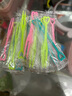 暢印 一次性水果叉子500支透明塑料裝蛋糕叉點(diǎn)心簽 藍粉綠3色獨立裝200支-包 曬單實(shí)拍圖