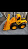 鑫行玩具（XINHANGTOYS）大号工程车铲车模型儿童玩具车挖掘机沙滩戏水玩沙男孩生日礼物 超大号挖土机 实拍图