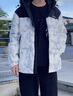 波司登（BOSIDENG）羽絨服國(guó)標(biāo)90絨男女情侶冬季短款潮流涂鴉連帽外套 雪嶺山脈9BE9 3XL 185/104A 曬單實(shí)拍圖