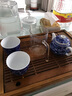 茗客青花瓷茶壺陶瓷功夫家用紅茶大號(hào)耐熱單壺提梁壺大容量隔熱防燙 西施壺 花開富貴青花茶壺 曬單實(shí)拍圖